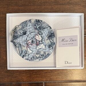 NWOT Dior Around the World travel jewelry case + Miss Blooming Bouquet sample